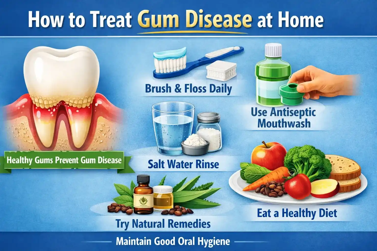 How to Treat Gum Disease at Home