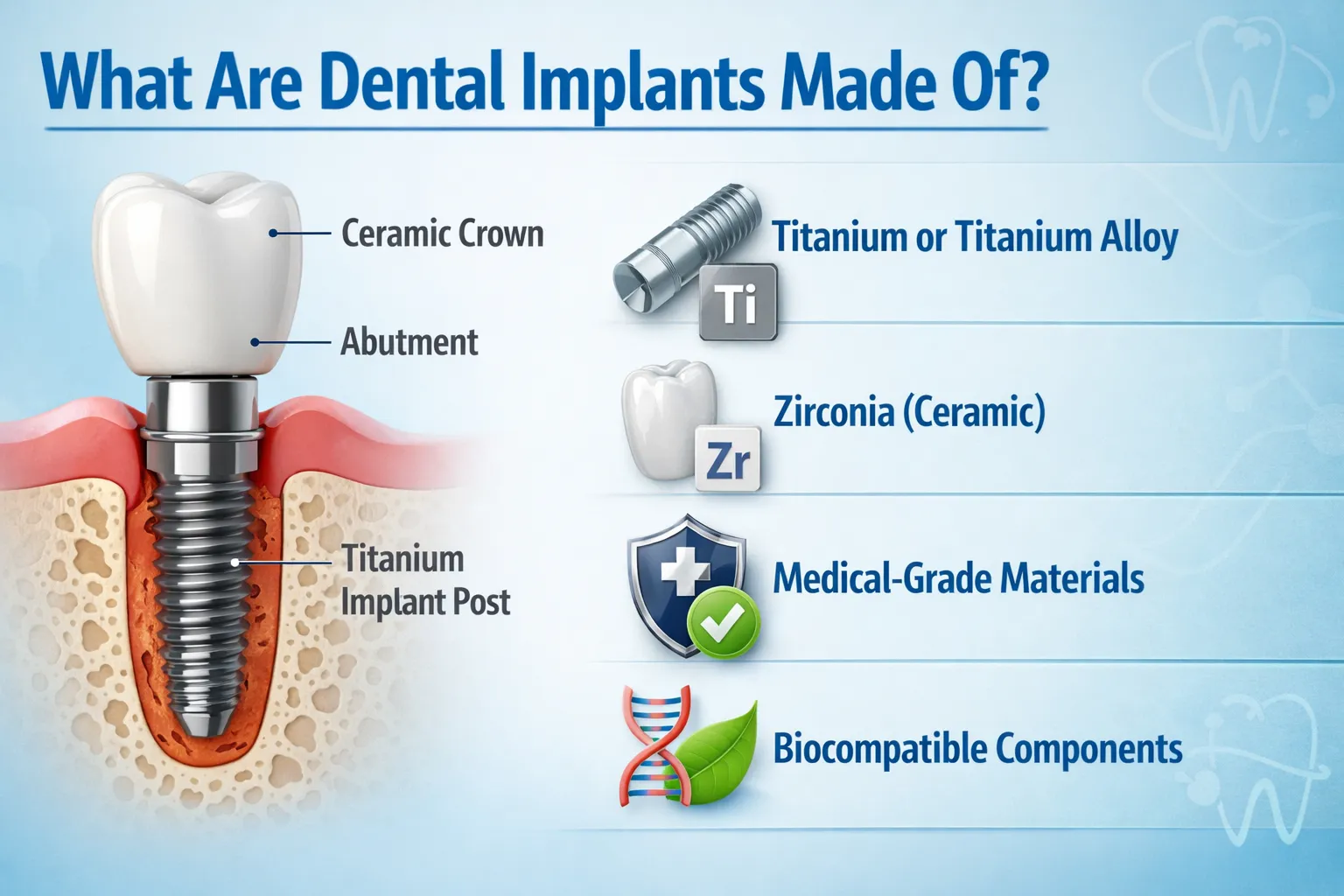 What Are Dental Implants Made Of?