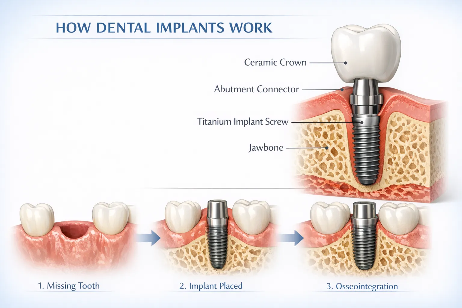 How Do Dental Implants Work?