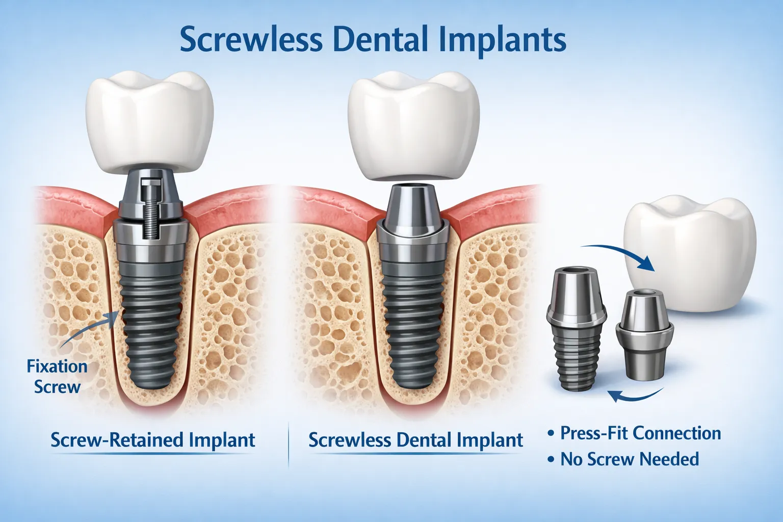 What Are Screwless Dental Implants?