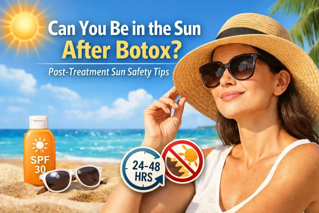 can you be in the sun after botox