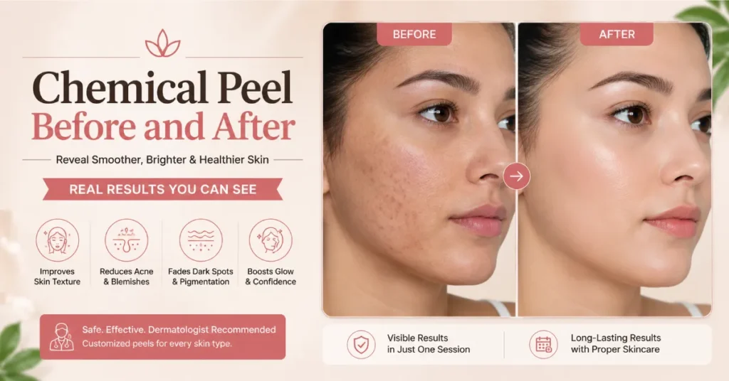 Chemical Peel Before and After